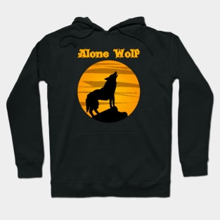 Alone wolf Hoodie